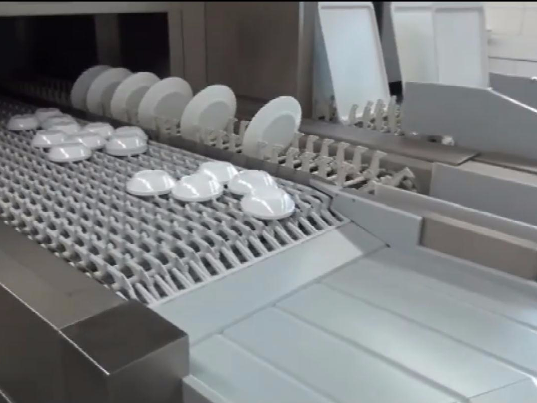 商用洗碗機案例學校食堂視頻